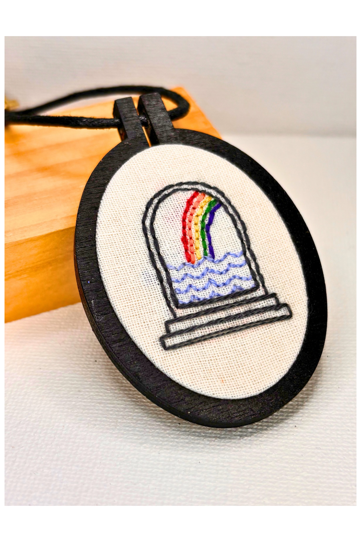 Into The Rainbow Mini Embroidery