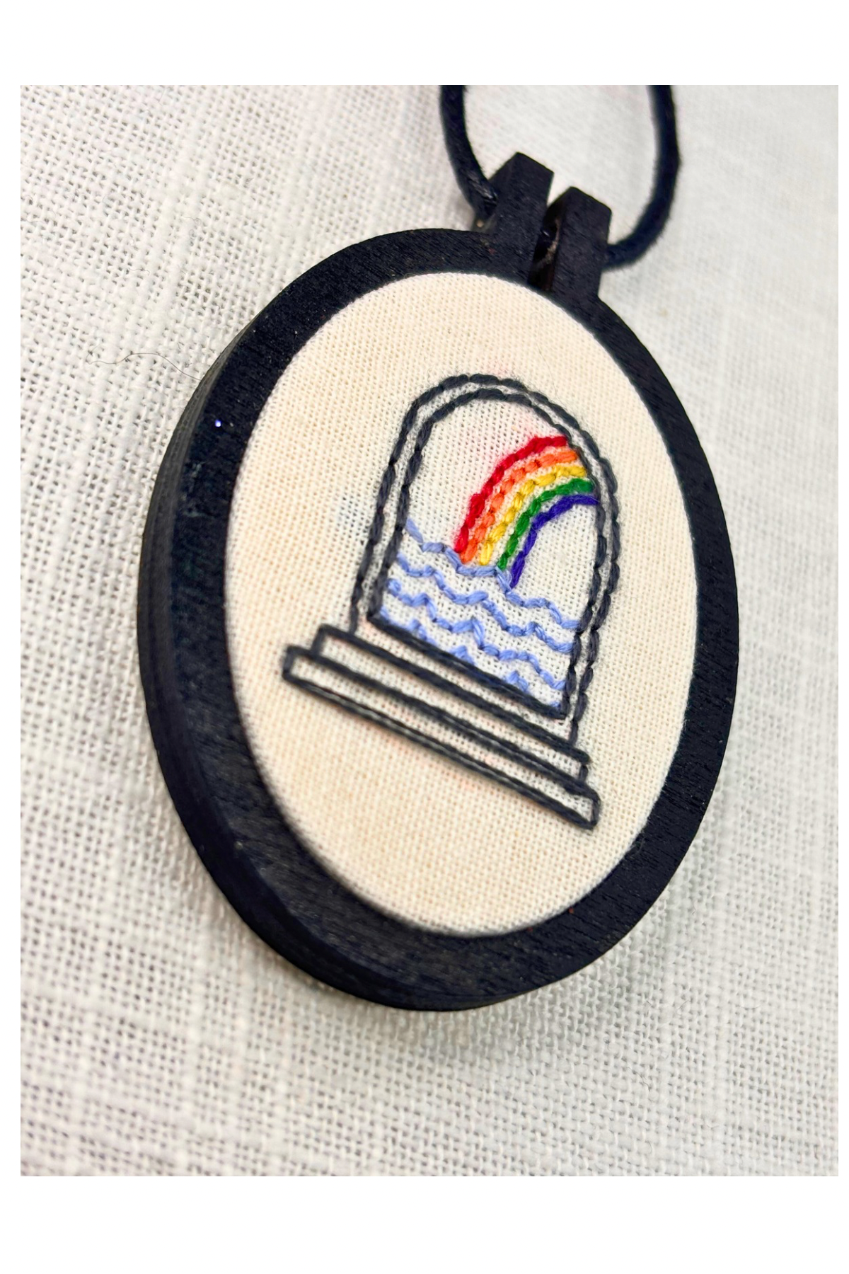 Into The Rainbow Mini Embroidery