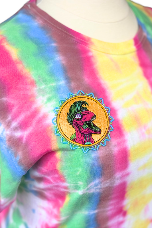 Dino Might Dyed Tee - Size XL