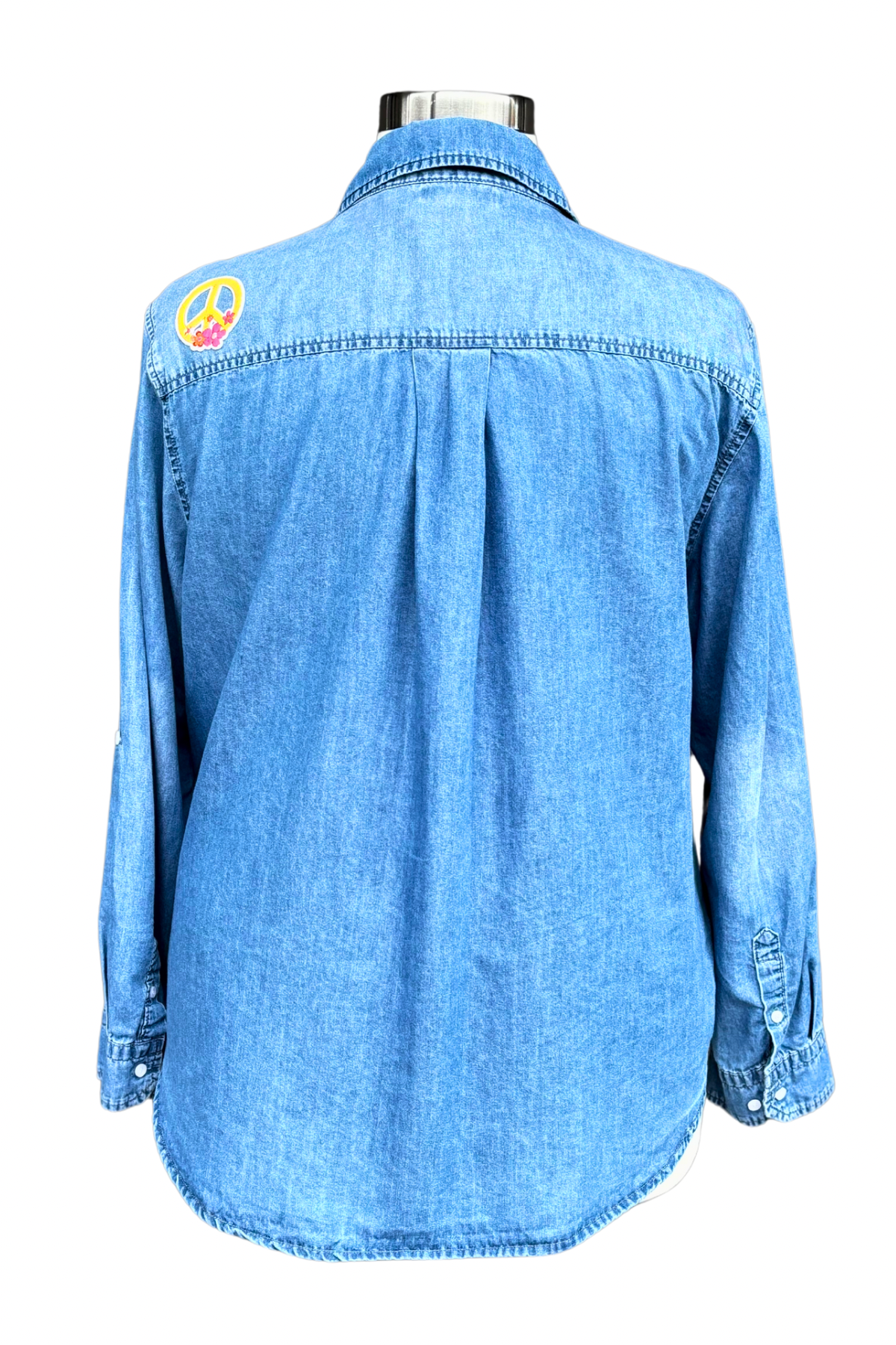 Art Teacher Patch Button Up Top - Size 22/24