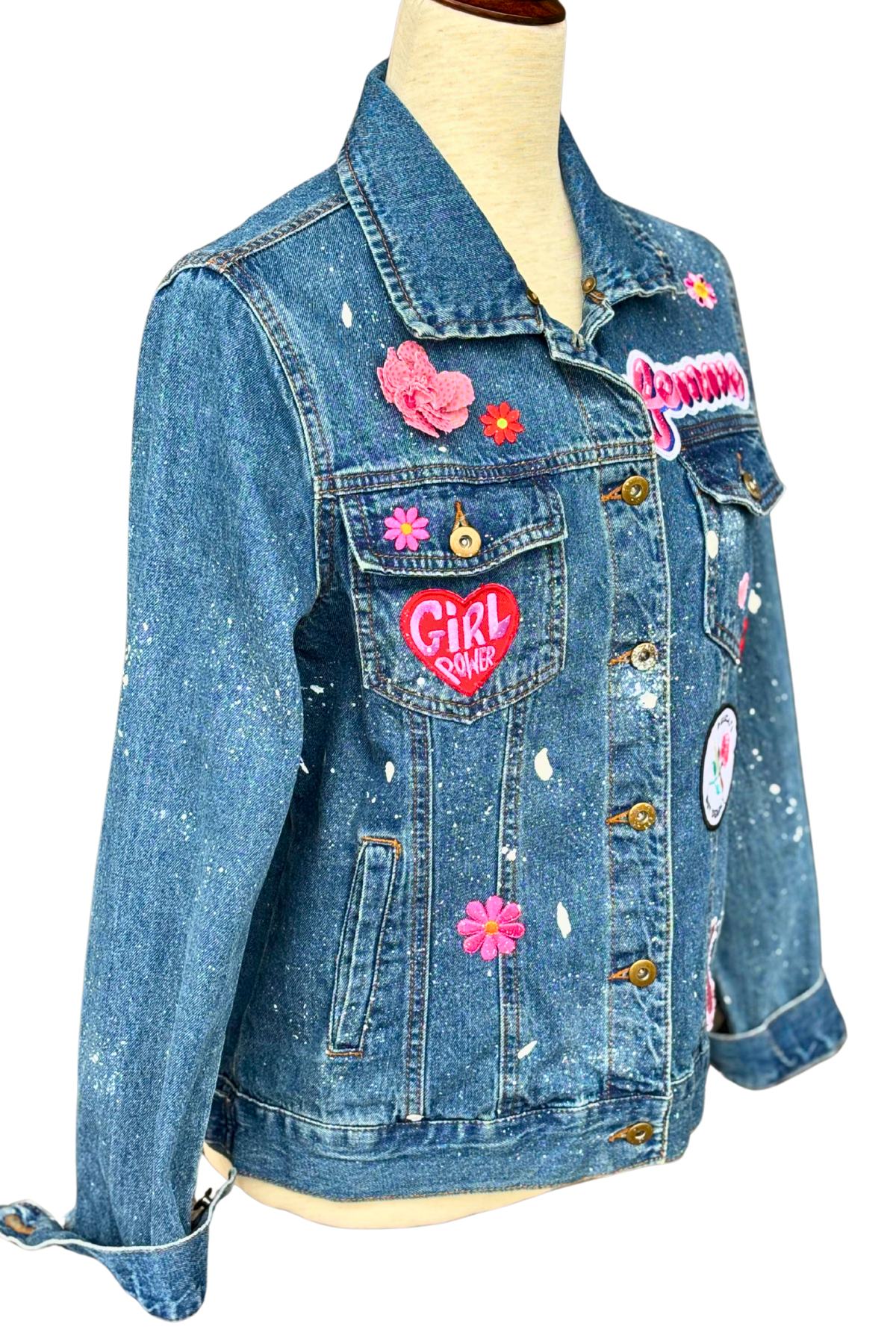 Femme And Fierce Denim Jacket - Size M