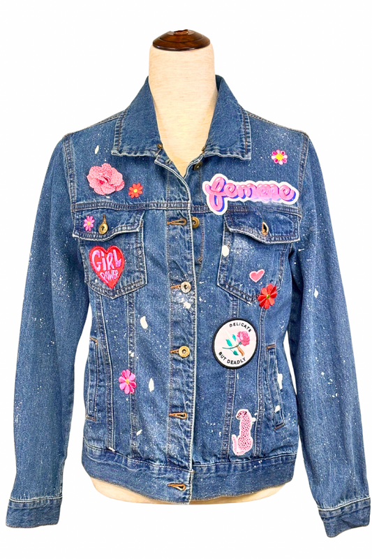 Femme And Fierce Denim Jacket - Size M