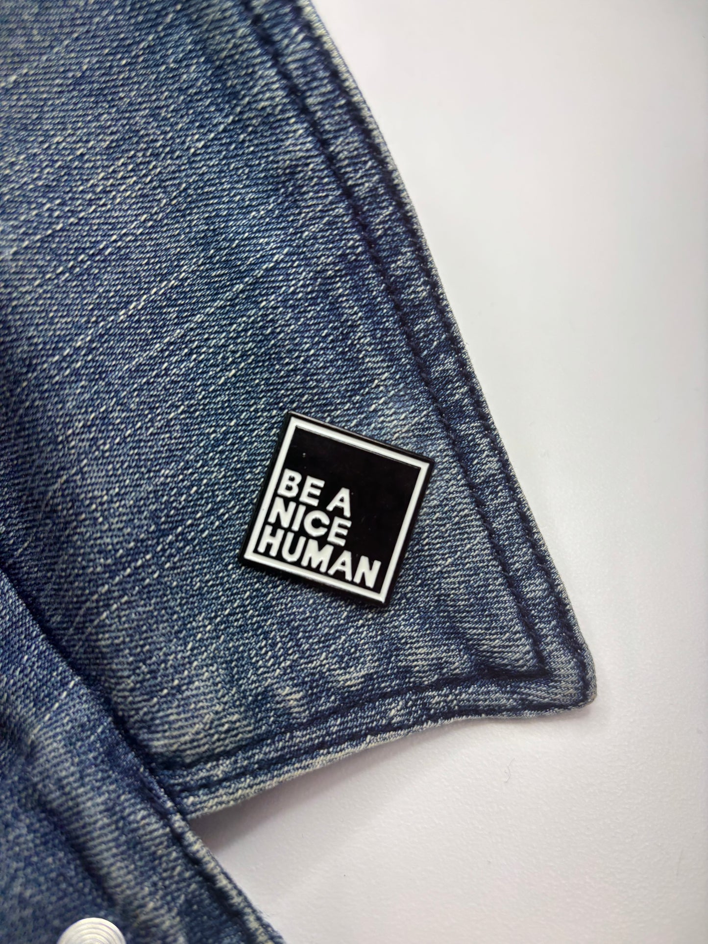 Be A Nice Human Lapel Pin