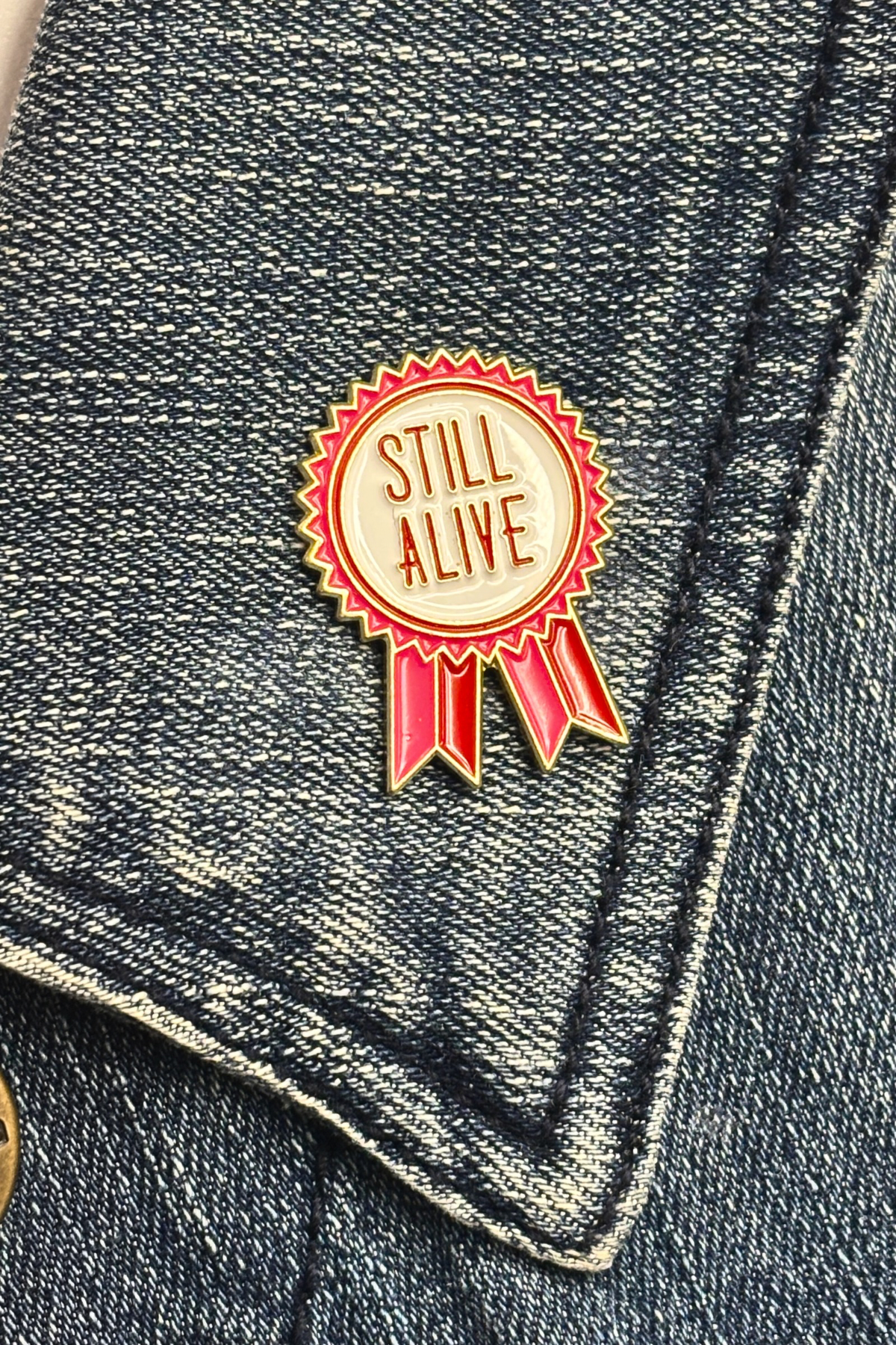 Still Alive Merit Ribbon Lapel Pin