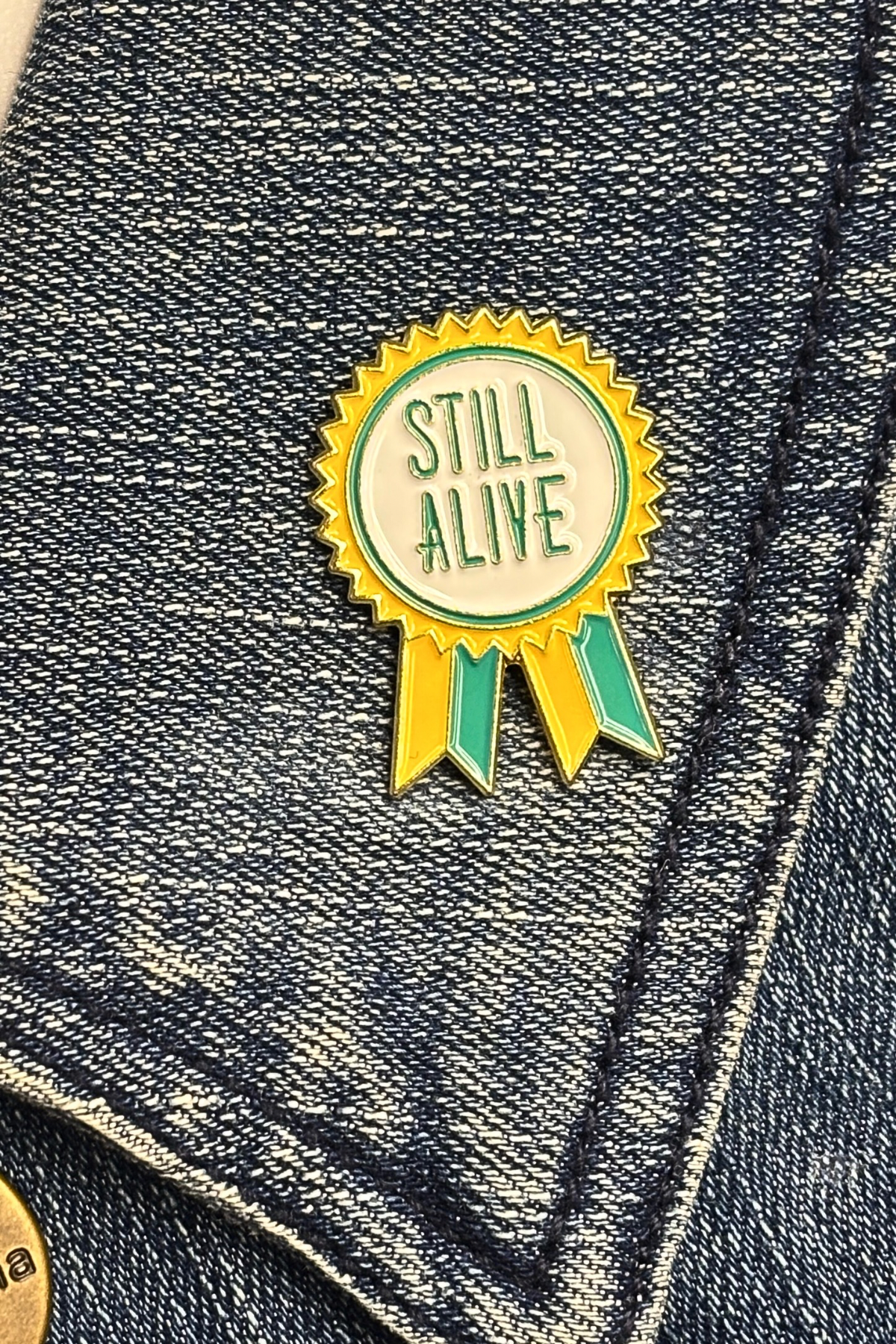 Still Alive Merit Ribbon Lapel Pin