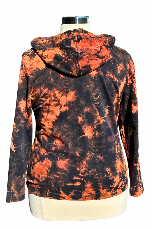 Catching Flame Zip-Up Hoodie - Size XXL