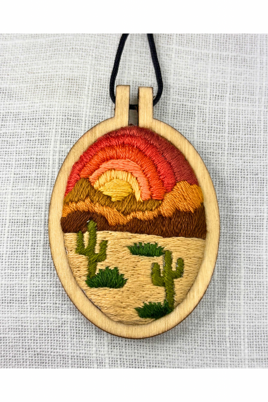 Desert Dreams Mini Embroidery