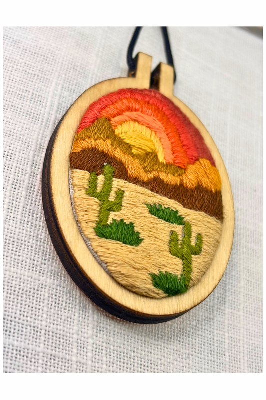 Desert Dreams Mini Embroidery
