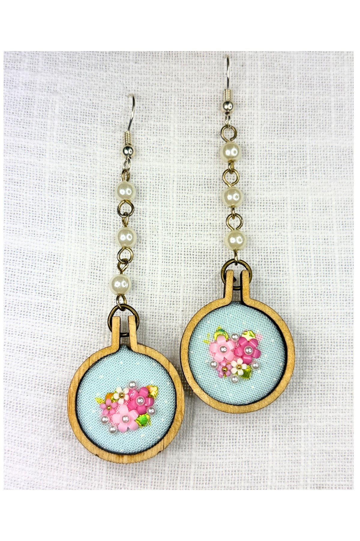 Pastel Gardens Mini Hoop Earrings