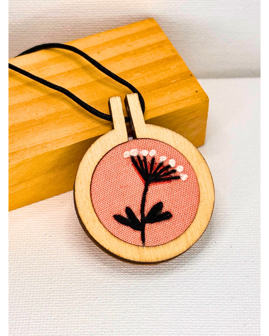 Late Afternoon Bloom Mini Embroidery