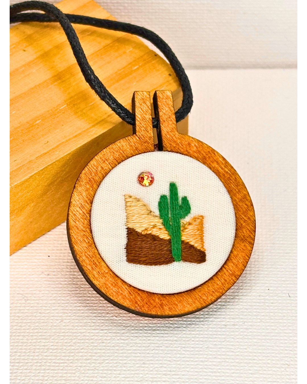 Saguaro Sunset Mini Embroidery