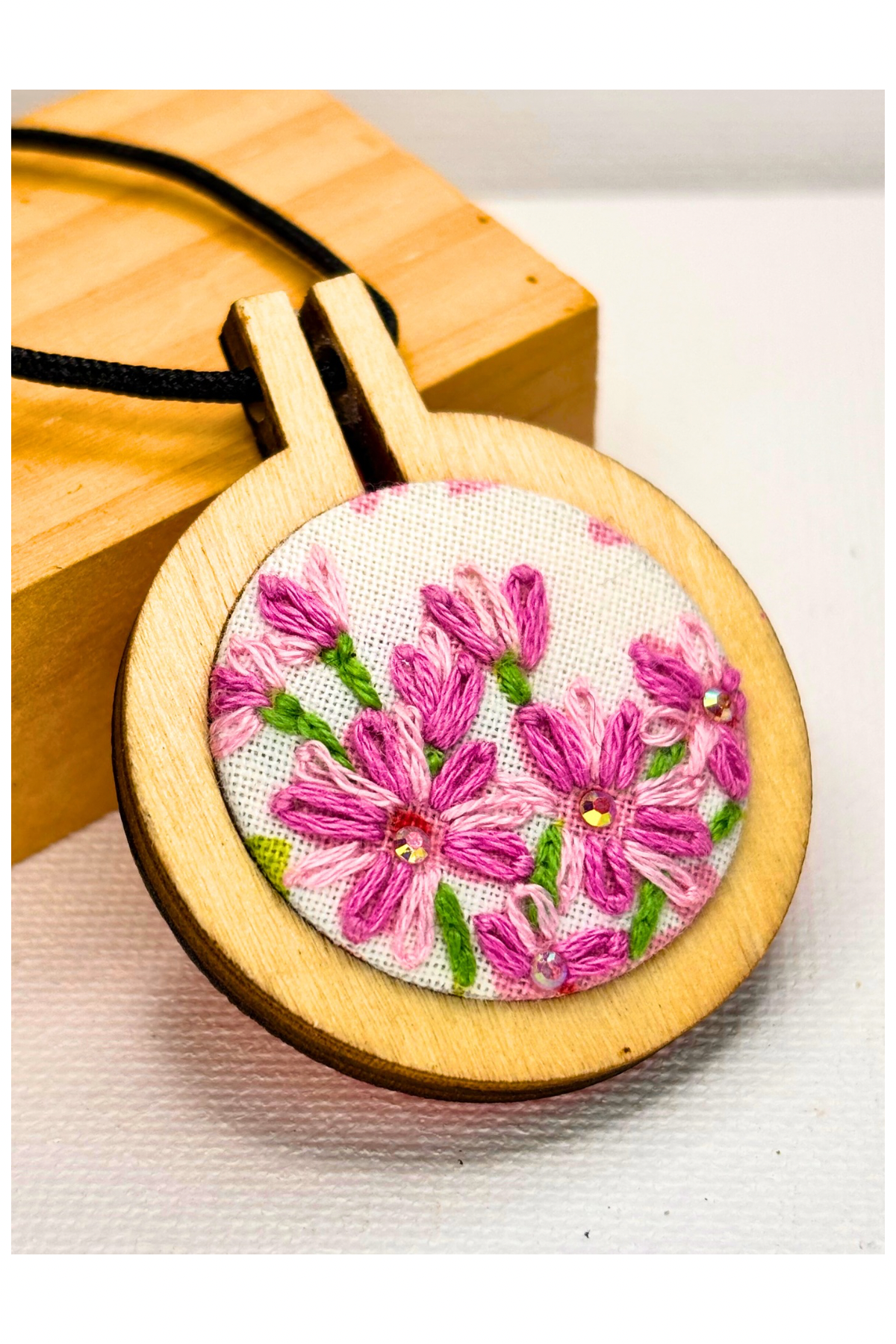 Floral Firecracker Mini Embroidery