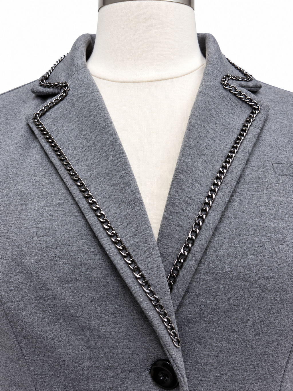 Embellished Hamza Knit Blazer - Size 2XL