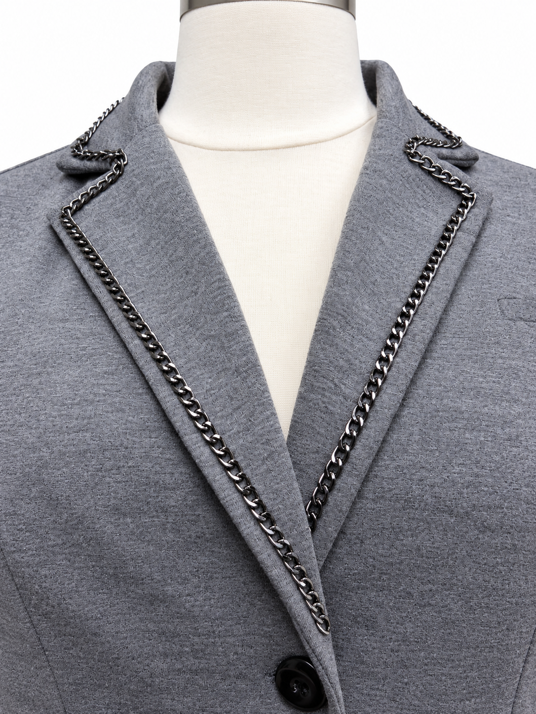 Embellished Hamza Knit Blazer - Size 2XL