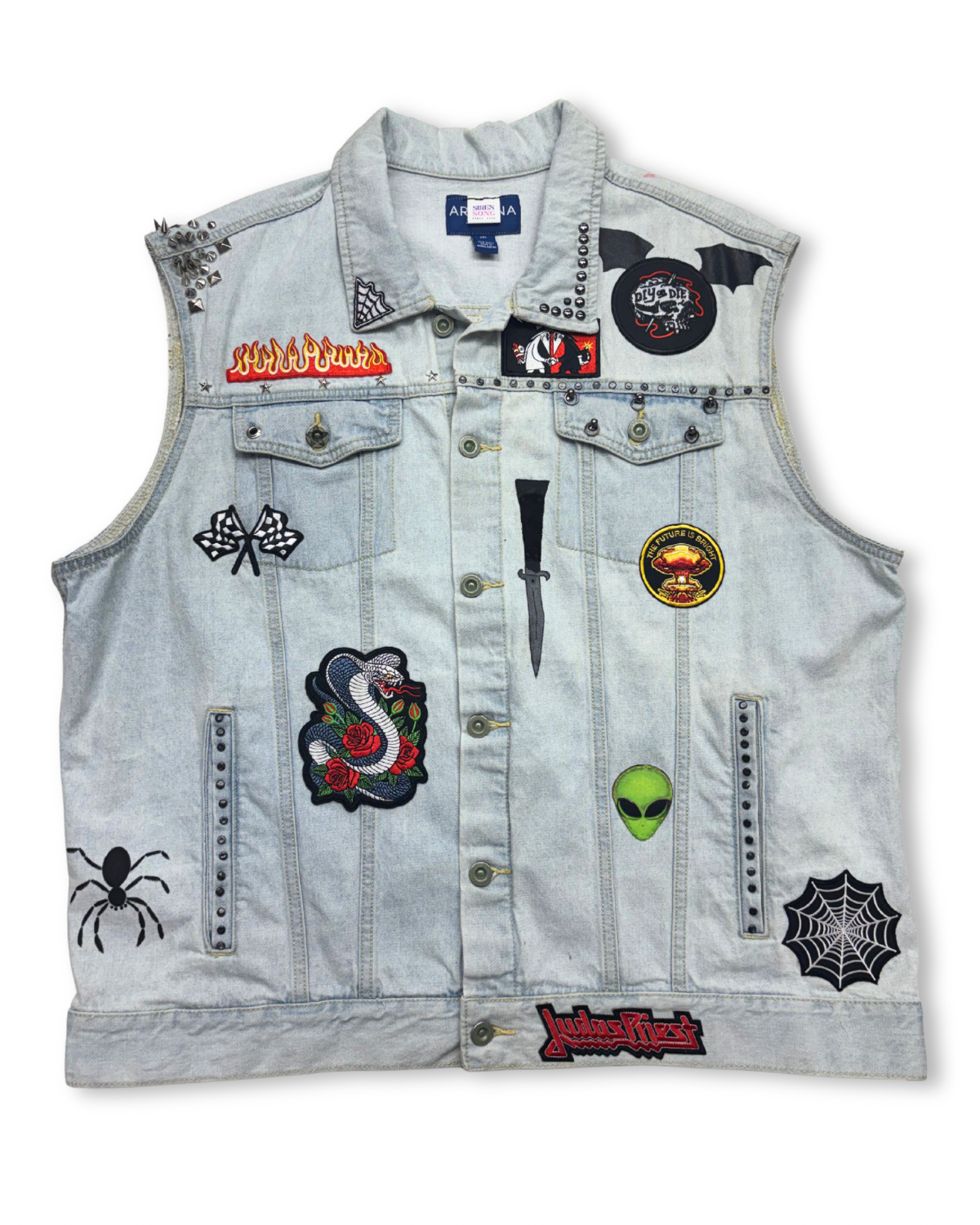 Rock and Righteous Denim Vest