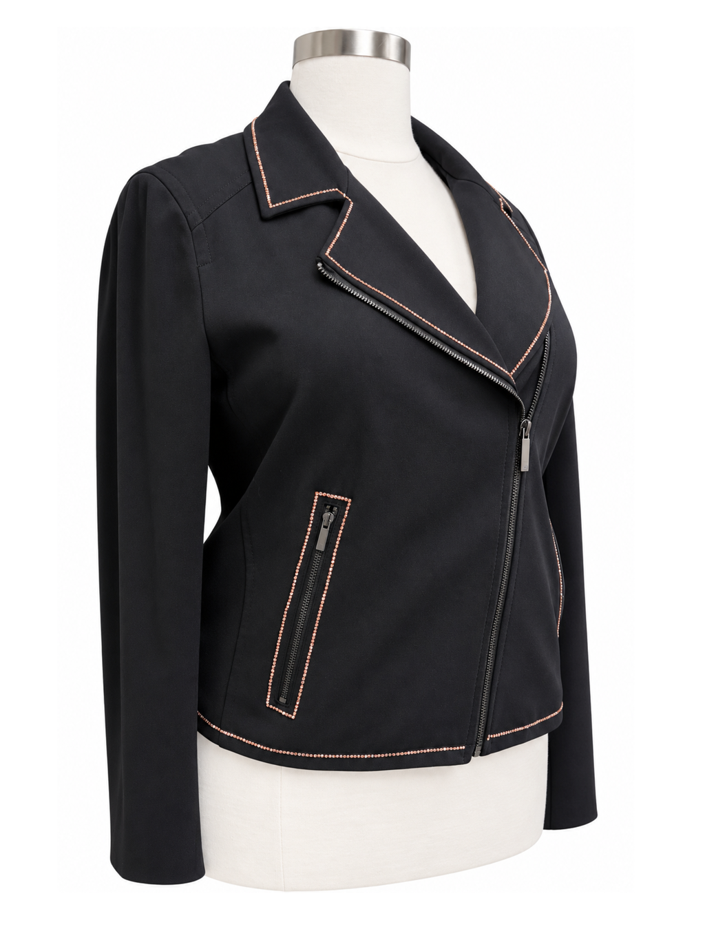 Anti Elon Musk Knit Moto Jacket - Size XL