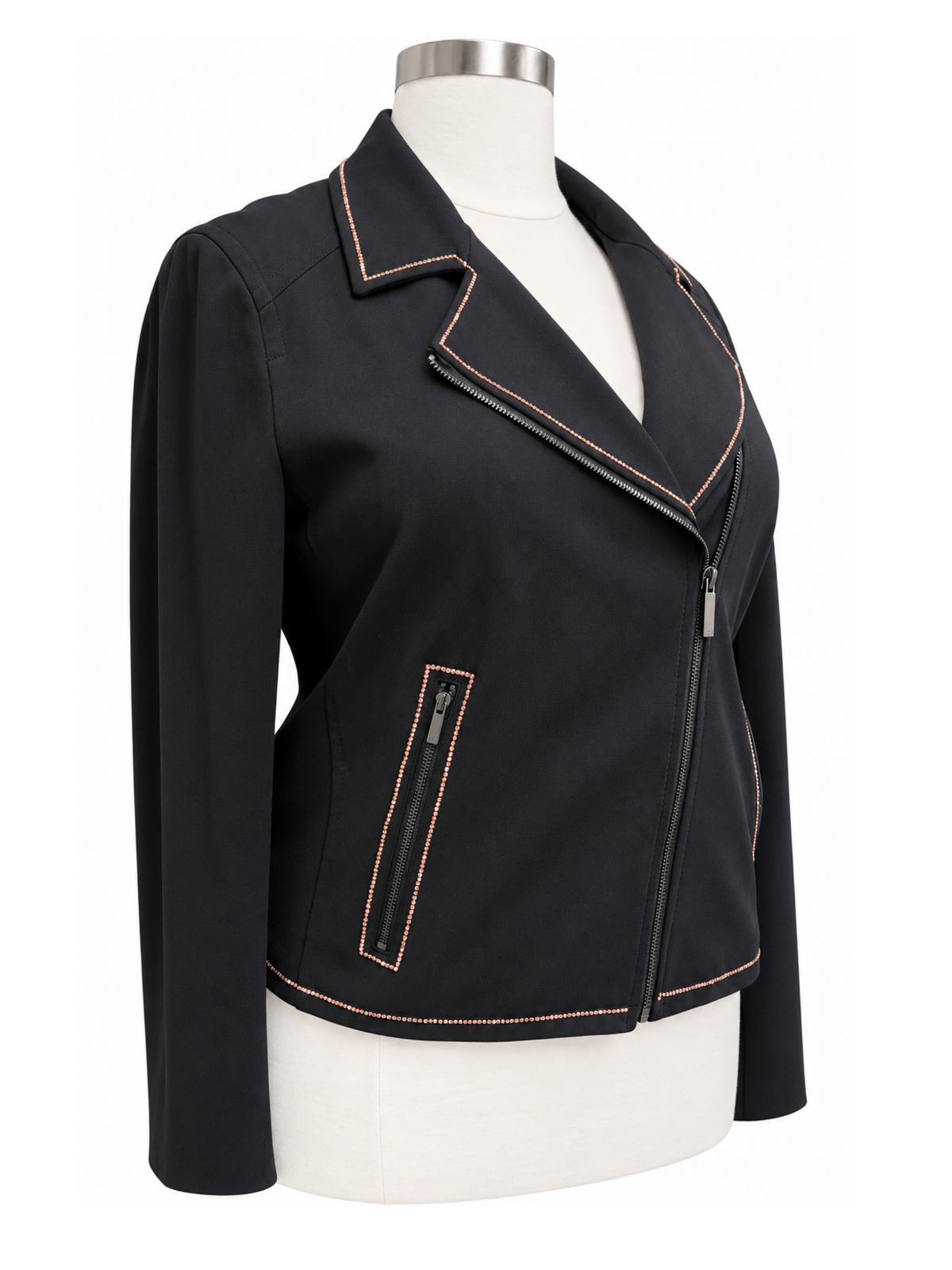 Anti Elon Musk Knit Moto Jacket - Size XL