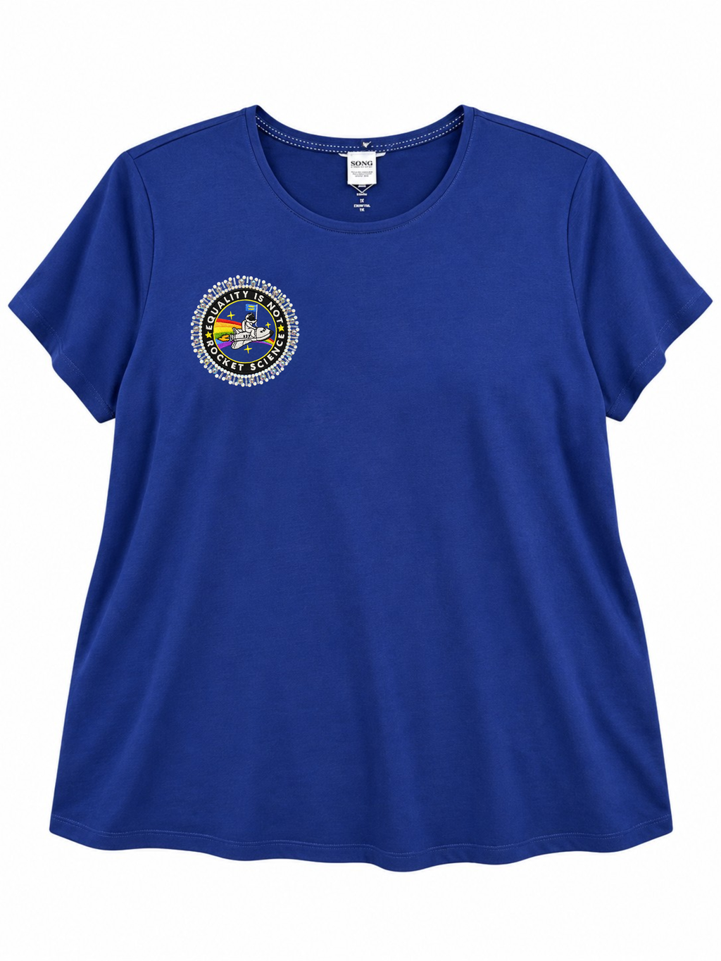 Equality is Not Rocket Science Patch Tee - Size 3X