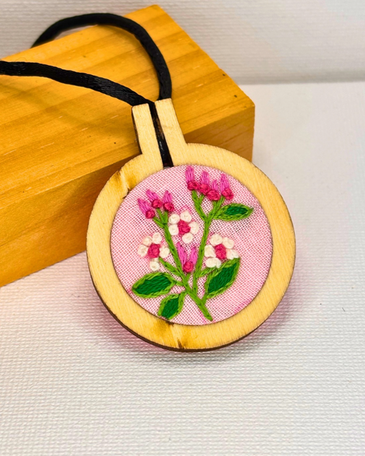 Pink Meadow Magic Mini Embroidery