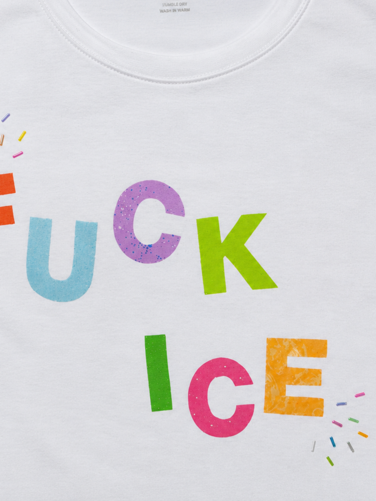 Candy Colored Fuck ICE Tee- Size 3XL