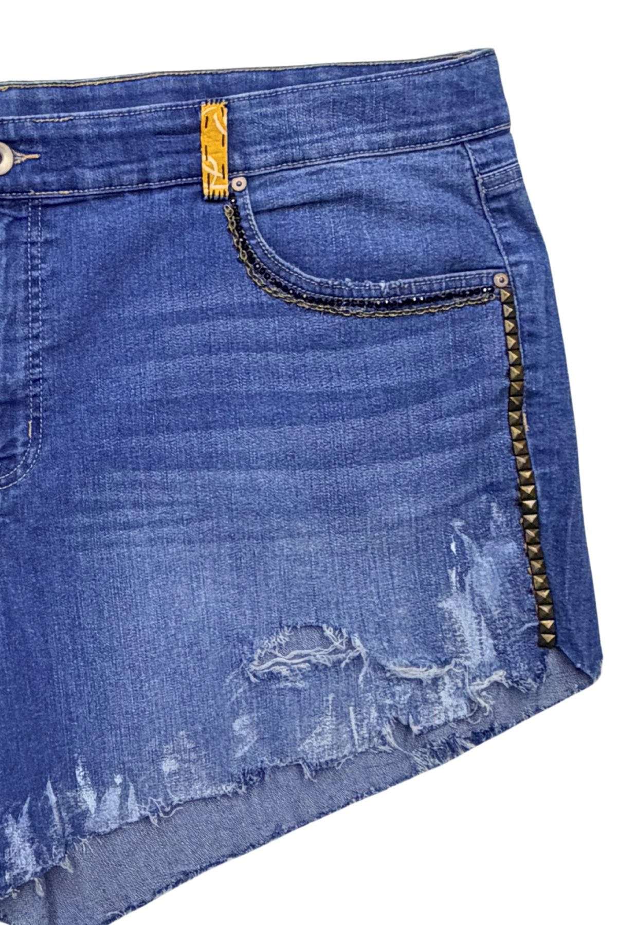 Block Party Denim Cutoff Shorts - Size 24
