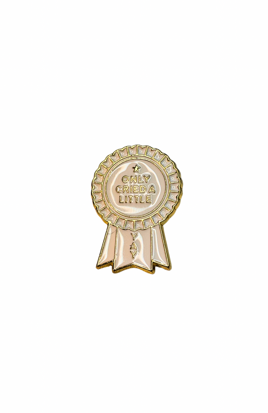 Only Cried A Little Merit Badge Lapel pin
