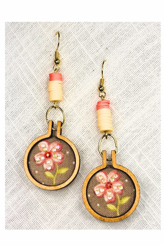 Pretty Petals Mini Hoop Earrings