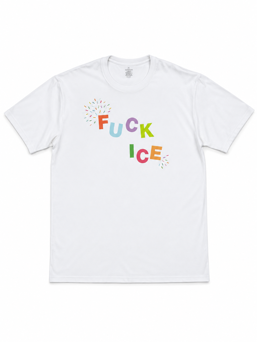 Candy Colored Fuck ICE Tee- Size 3XL