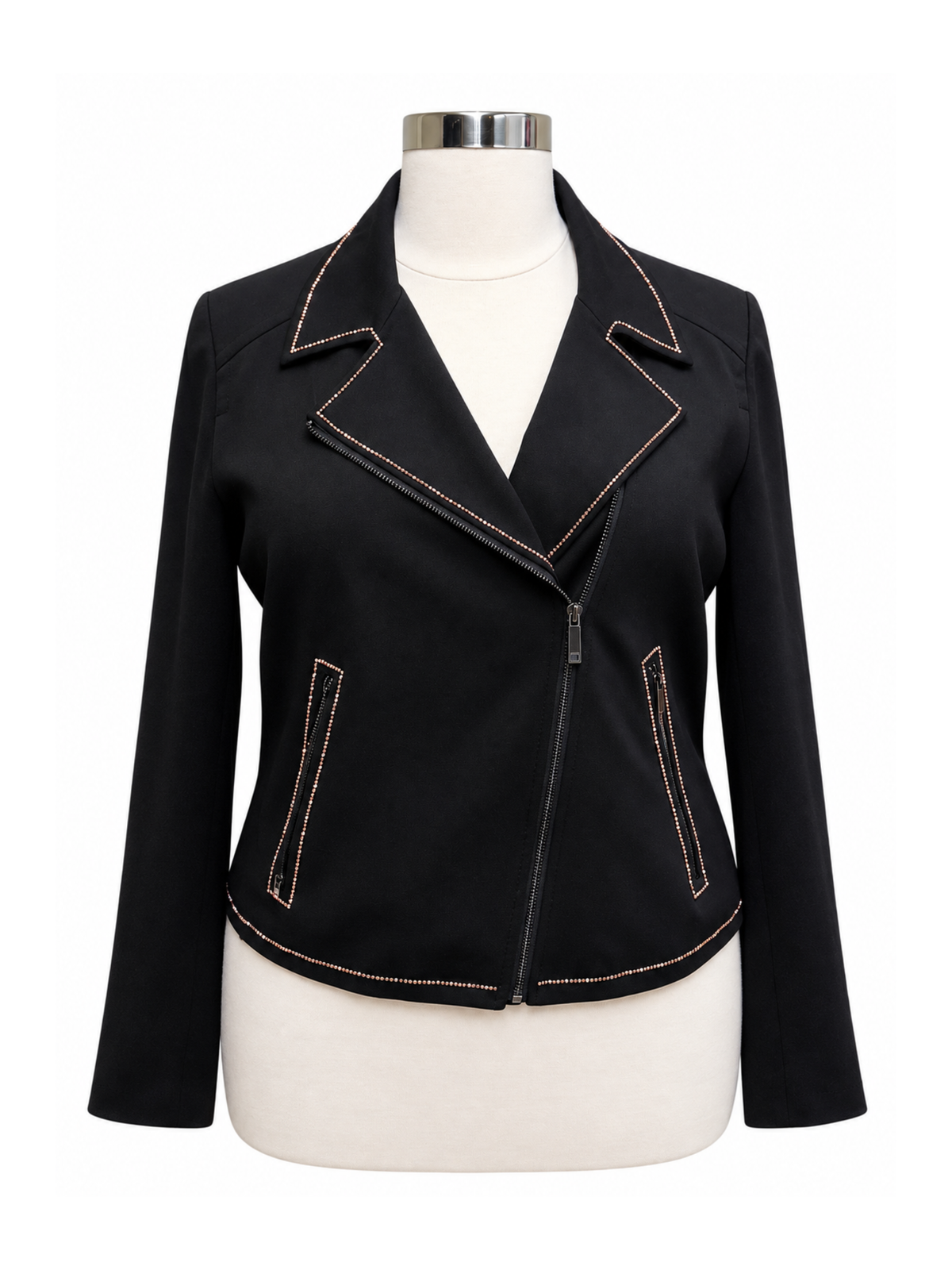 Anti Elon Musk Knit Moto Jacket - Size XL