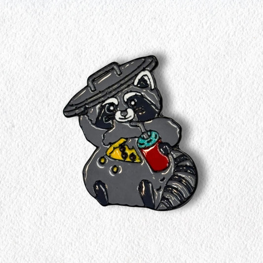 Trash Panda Snack Attack Lapel Pin