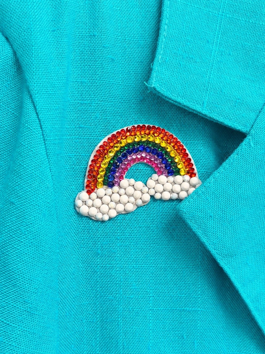 The Forecast is Happy Patch Embellished Blazer - Size 16