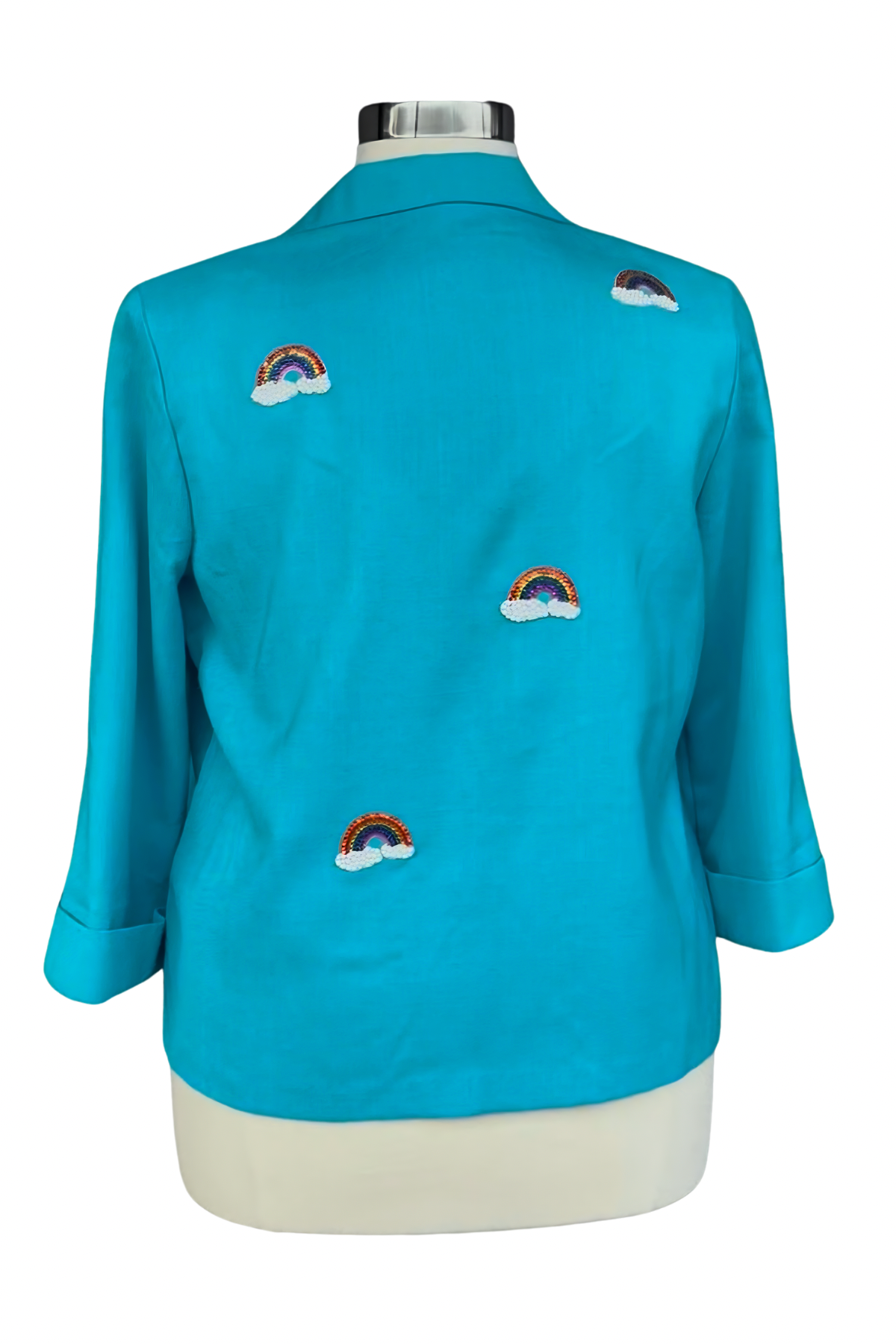 The Forecast is Happy Patch Embellished Blazer - Size 16
