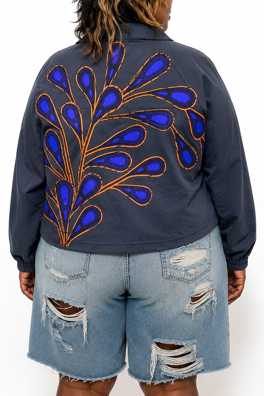 Uptown Peacocking Nike Jacket - Size 1XL