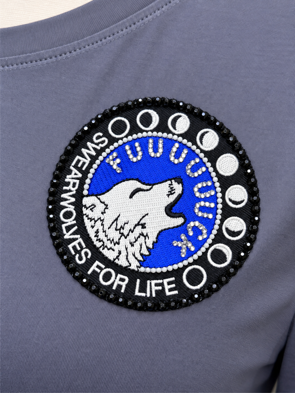 Swearwolves For Life Patch Tee - Size 4XL
