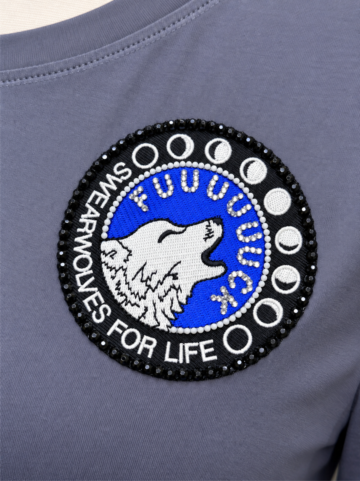 Swearwolves For Life Patch Tee - Size 4XL