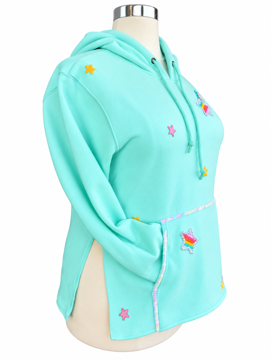 Rainbow Bright FDT Tunic Hoodie - Size Large