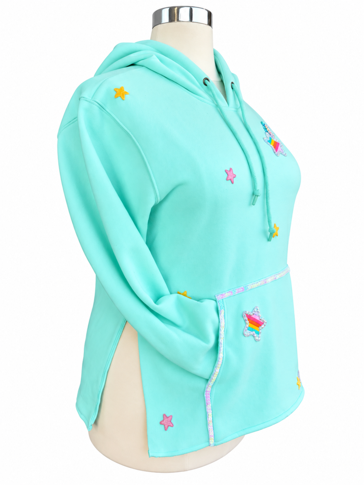 Rainbow Bright FDT Tunic Hoodie - Size Large