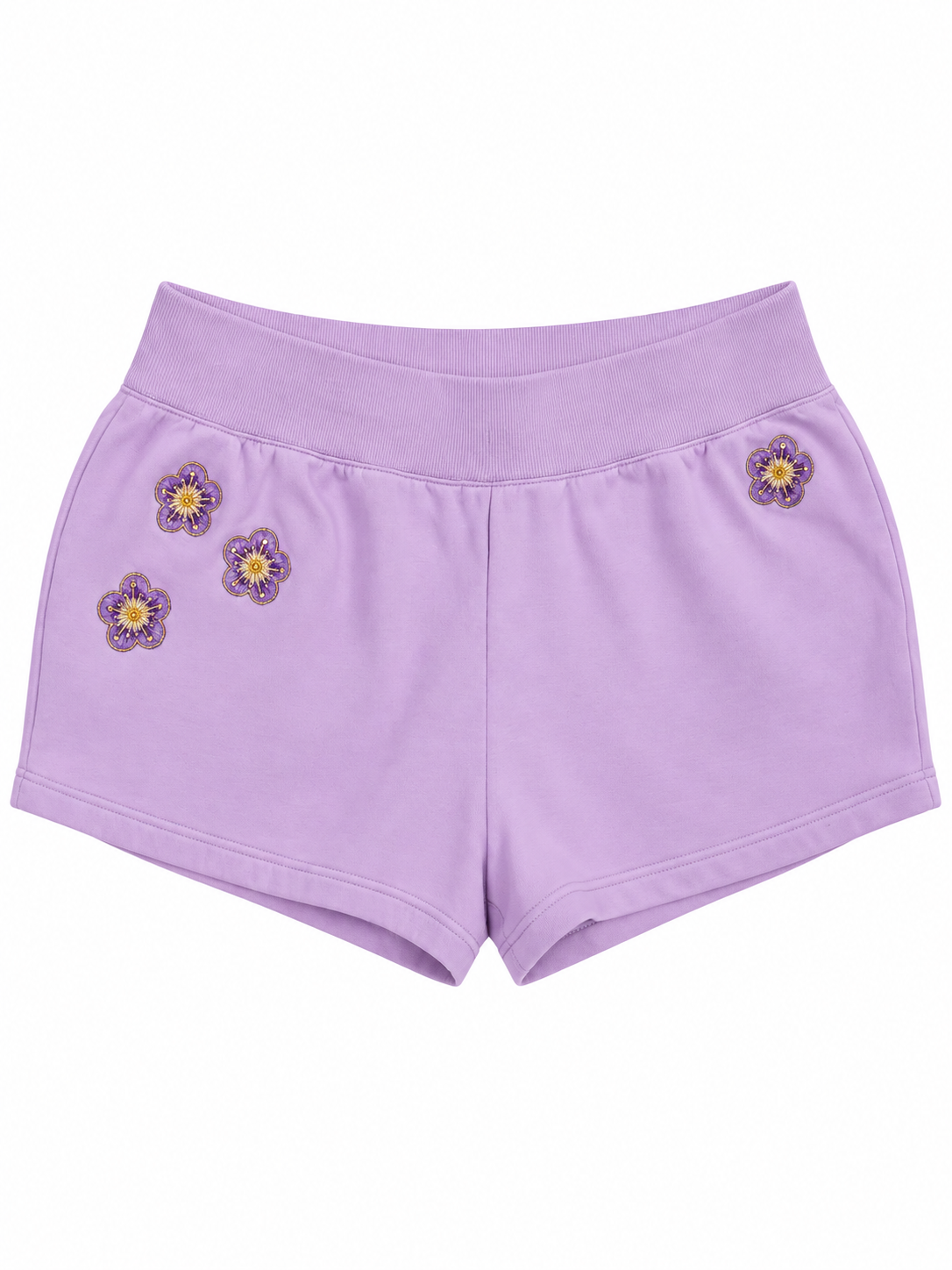 Purple Cherry Blossom Nike Sweat Shorts - Size XXL