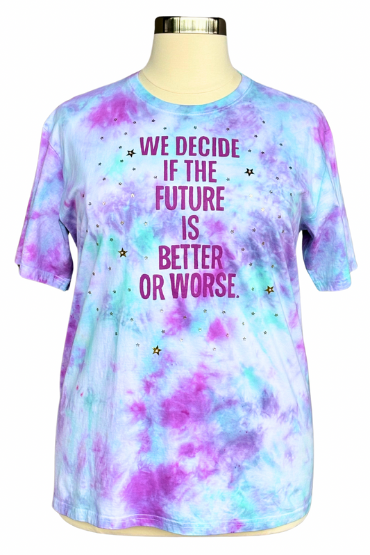 We Are The Futuremakers Tie Dye Tee - Size XXL