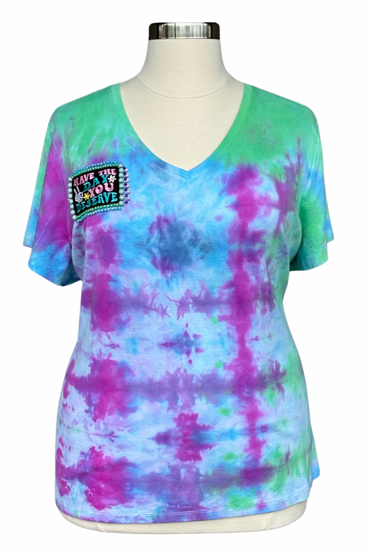 Karma in Color Tie Dye Tee - Size 3X