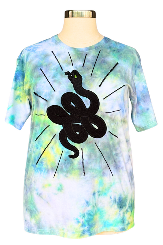 Green Eyed Glam Tie Dyed Tee - Size XXL