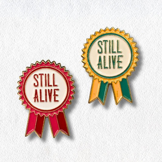 Still Alive Merit Ribbon Lapel Pin