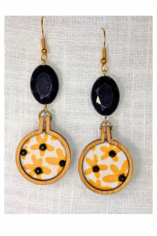 Bold Blooms Mini Hoop Earrings