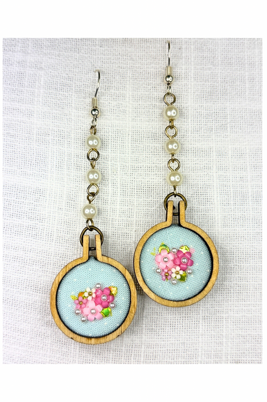 Pastel Gardens Mini Hoop Earrings