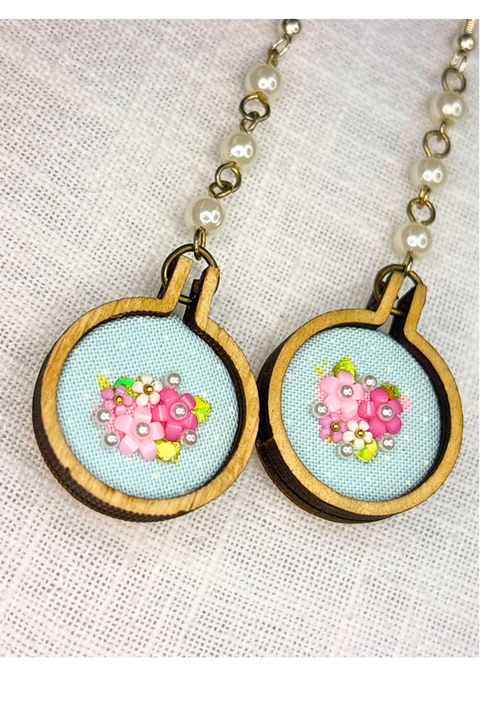 Pastel Gardens Mini Hoop Earrings