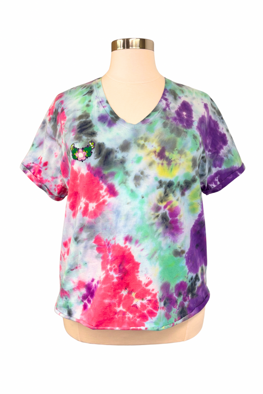 Moody Bloom Dyed Tee - Size 2XL