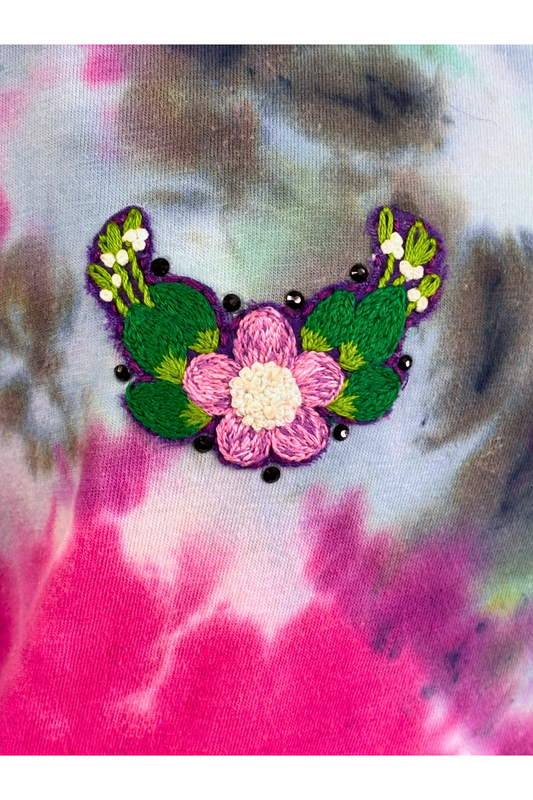 Moody Bloom Dyed Tee - Size 2XL