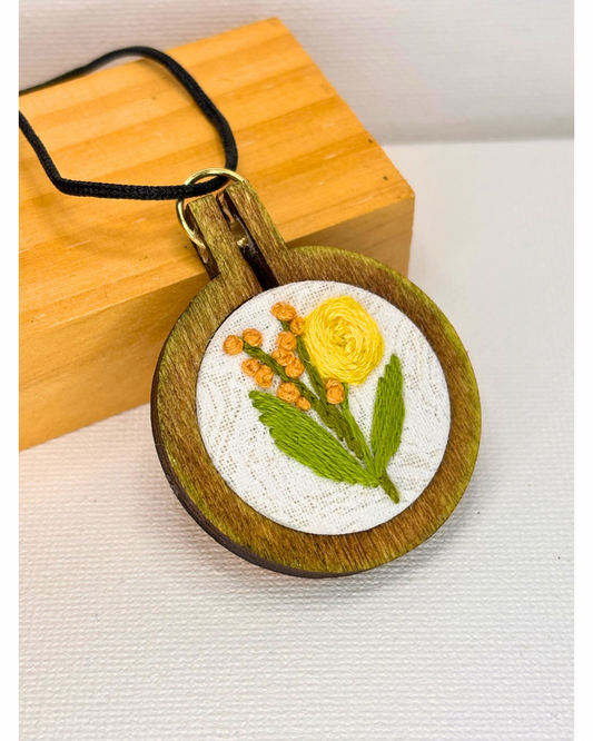 Sprig Of Sunshine Mini Embroidery