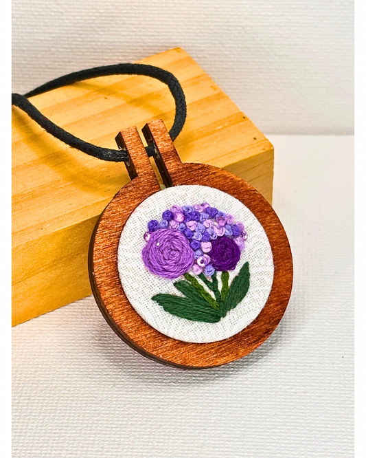 Amethyst Bouquet Mini Embroidery