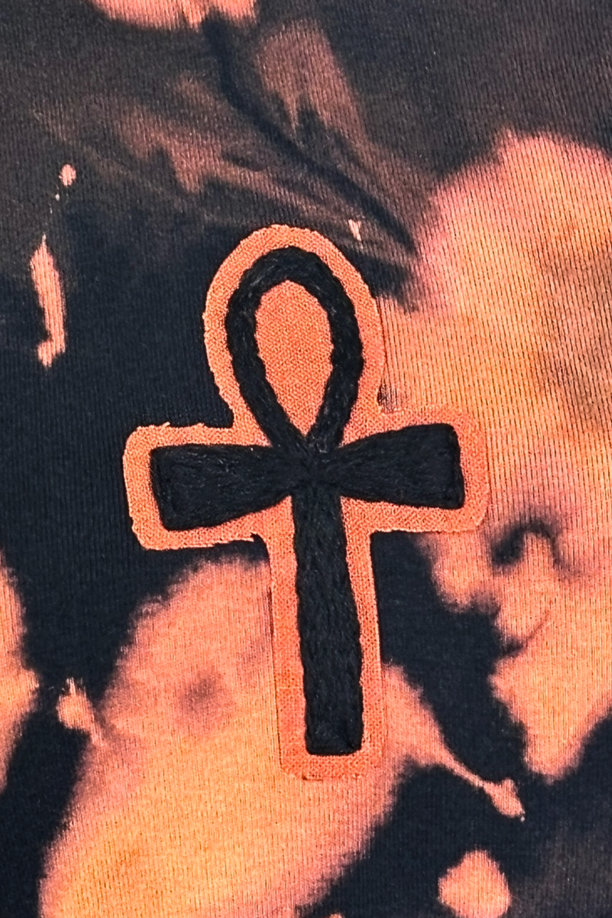 The Key Of Life Dyed Crop Tee - Size 2X